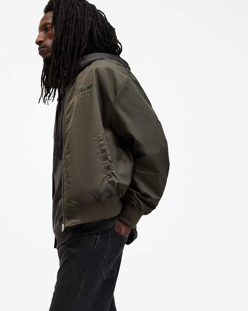 Underground Relaxed Fit Bomber Jacket
