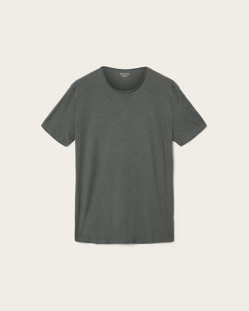 Figure Crew Neck Raw Edge T-Shirt