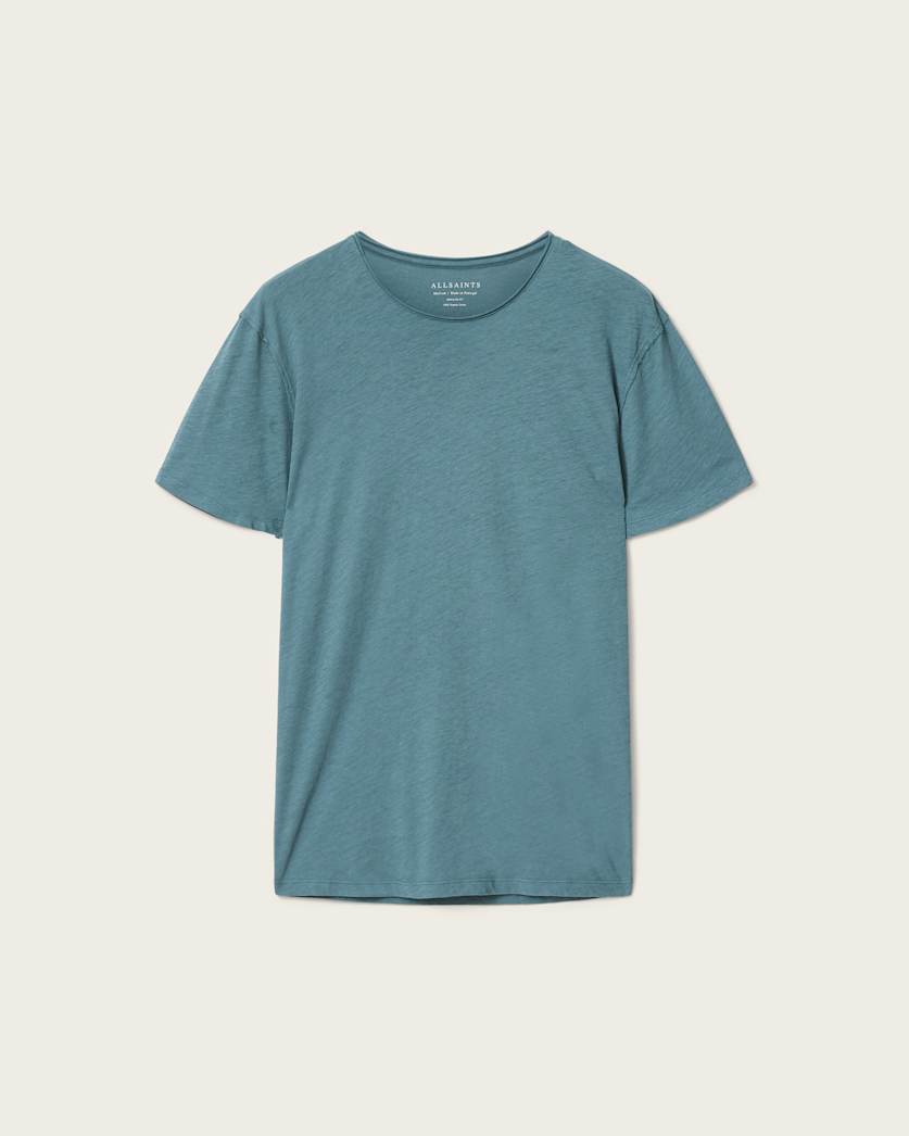 Figure Crew Neck Raw Edge T-Shirt