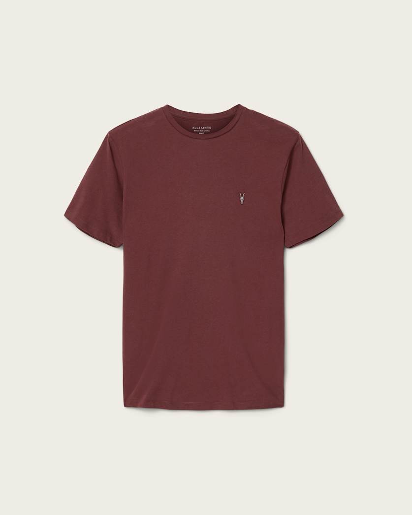 Brace Brushed Cotton Crew Neck T-Shirt