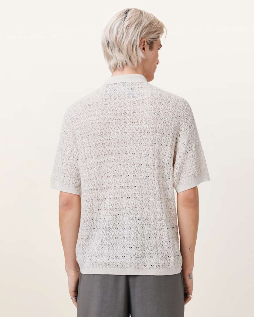 Loire Short Sleeve Open Knit Cardigan