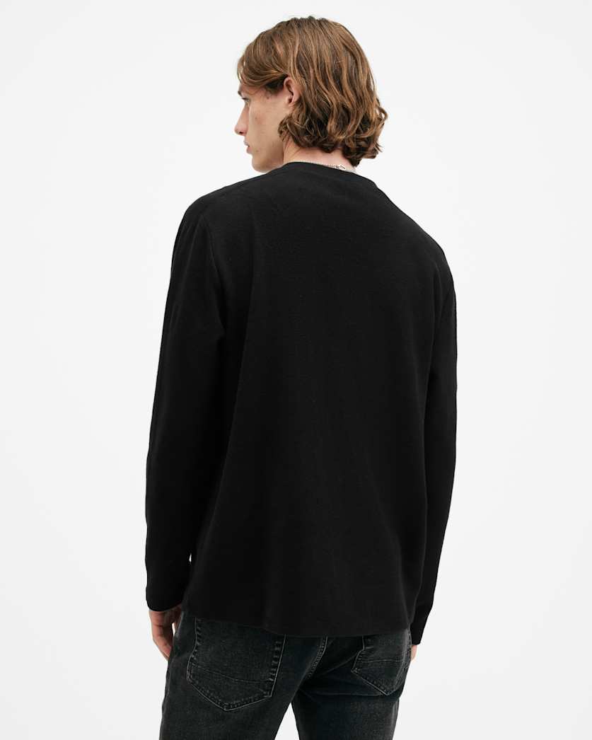 Rowe Long Sleeve Waffle Henley T-Shirt