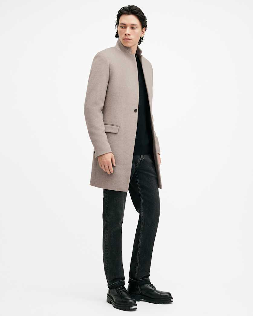 Hargrove Slim Fit Wool Blend Coat