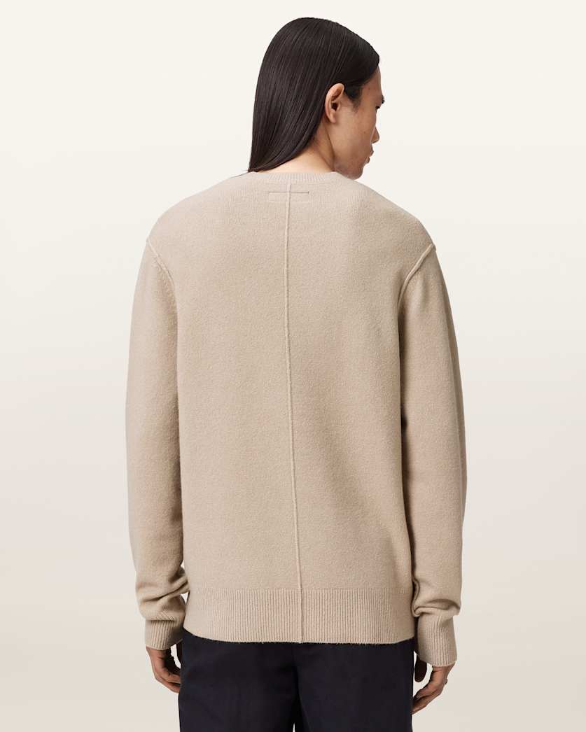 Patern Crew Neck Jumper
