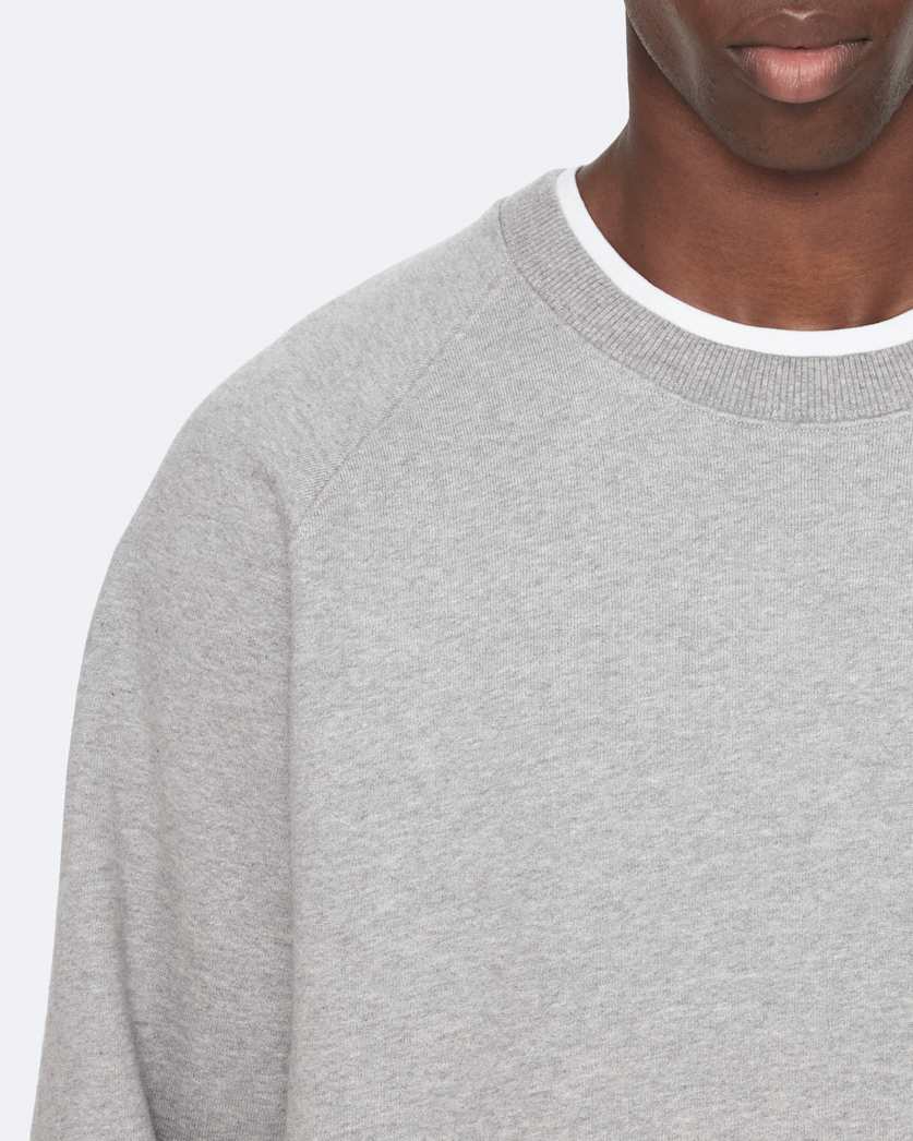 Organic cotton raglan sweatshirt