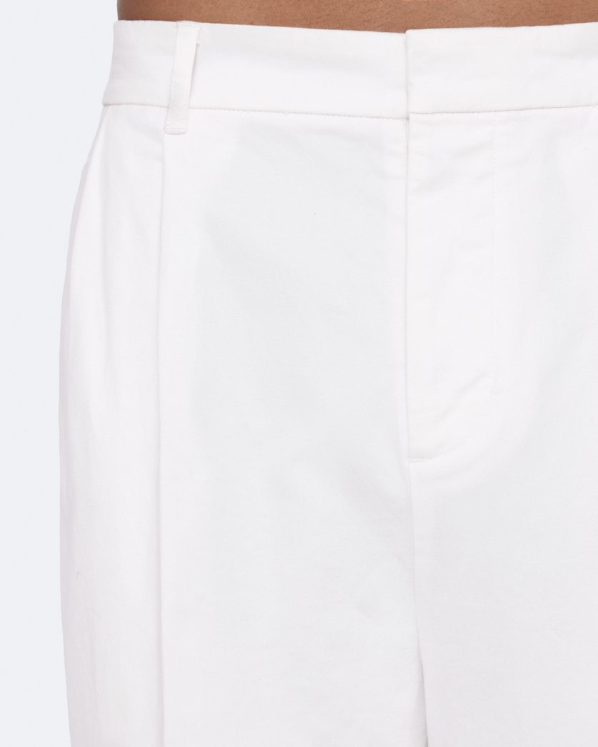 Stretch-cotton straight-leg chinos