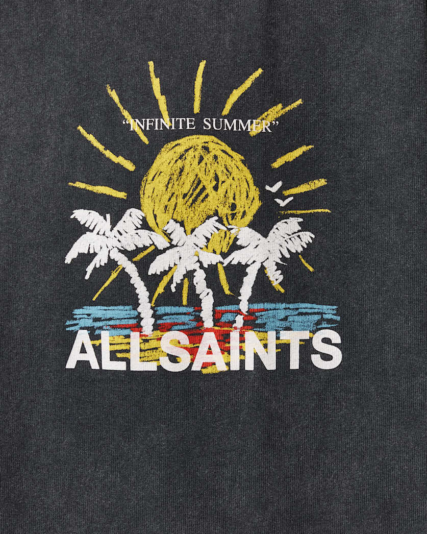 Cove Crayon Graphic Oversized T-Shirt