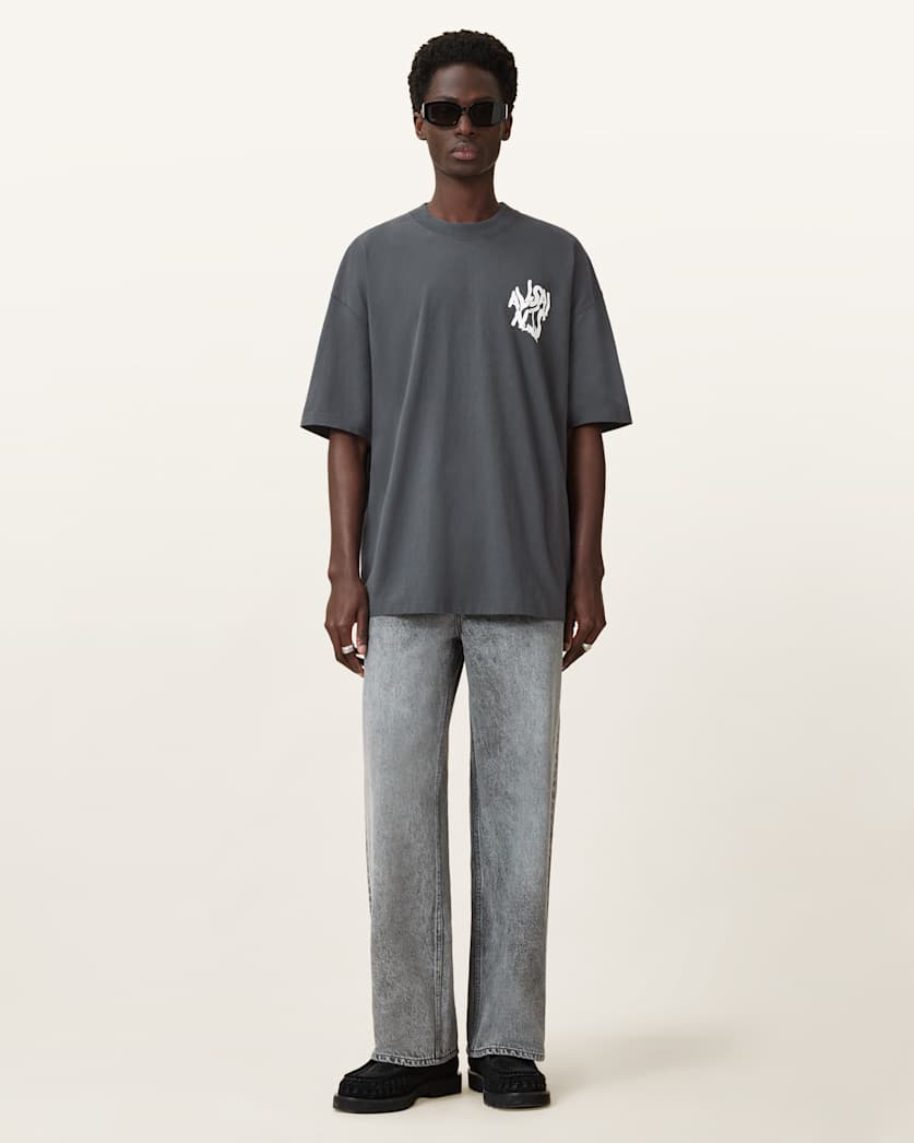 Orlando Logo Print Oversized T-Shirt