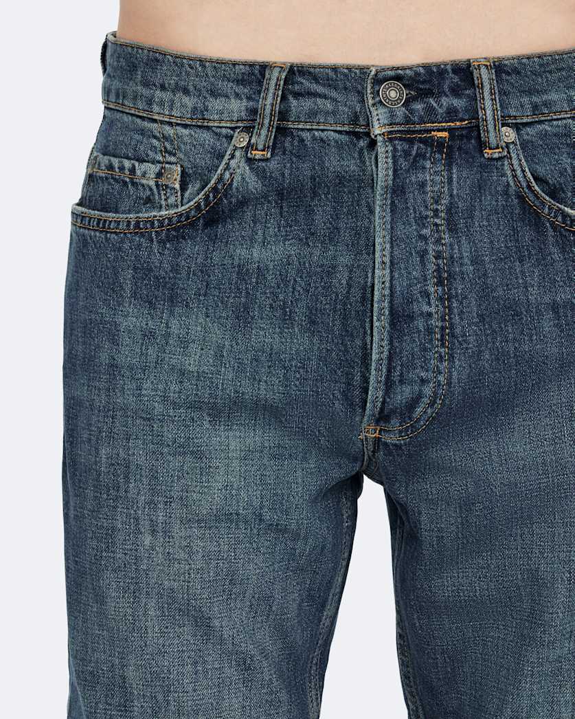 Slim-Fit Straight-Leg Jeans