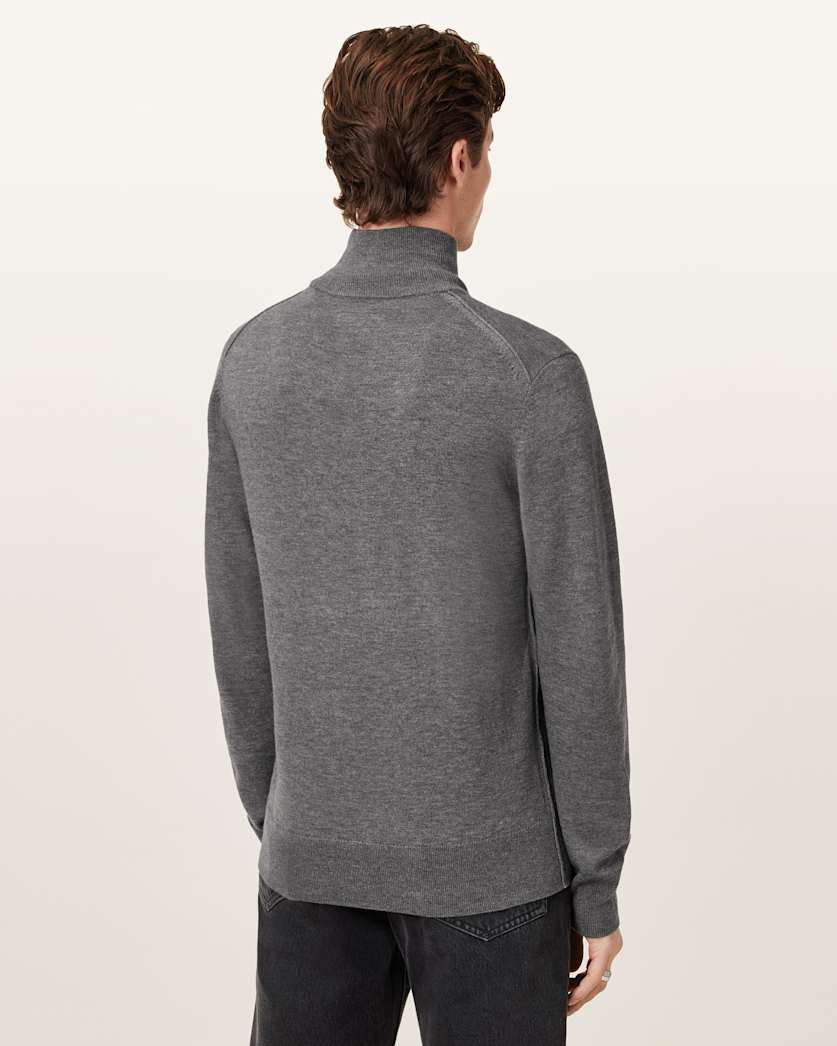 Kilburn Zip Funnel Neck Ramskull Jumper