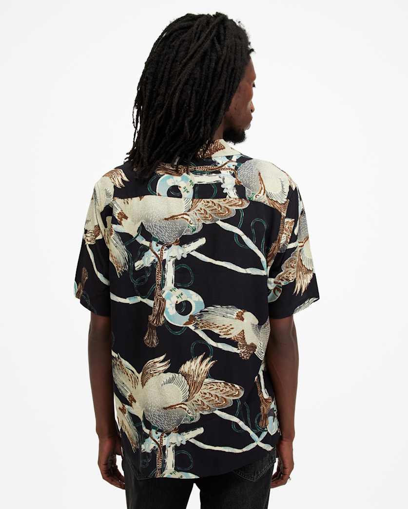 Buzzard Printed Relaxed Fit Shirt