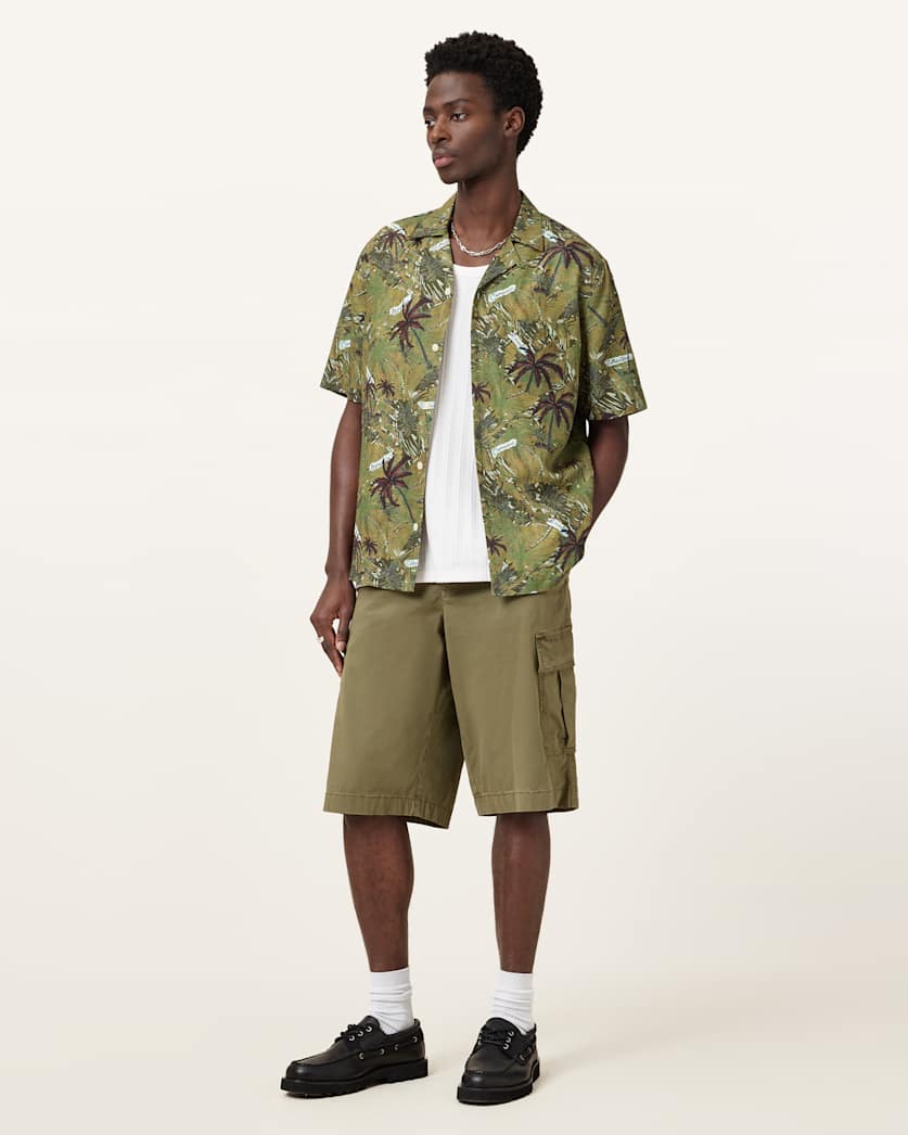 Liner Printed Relaxed Fit Shirt