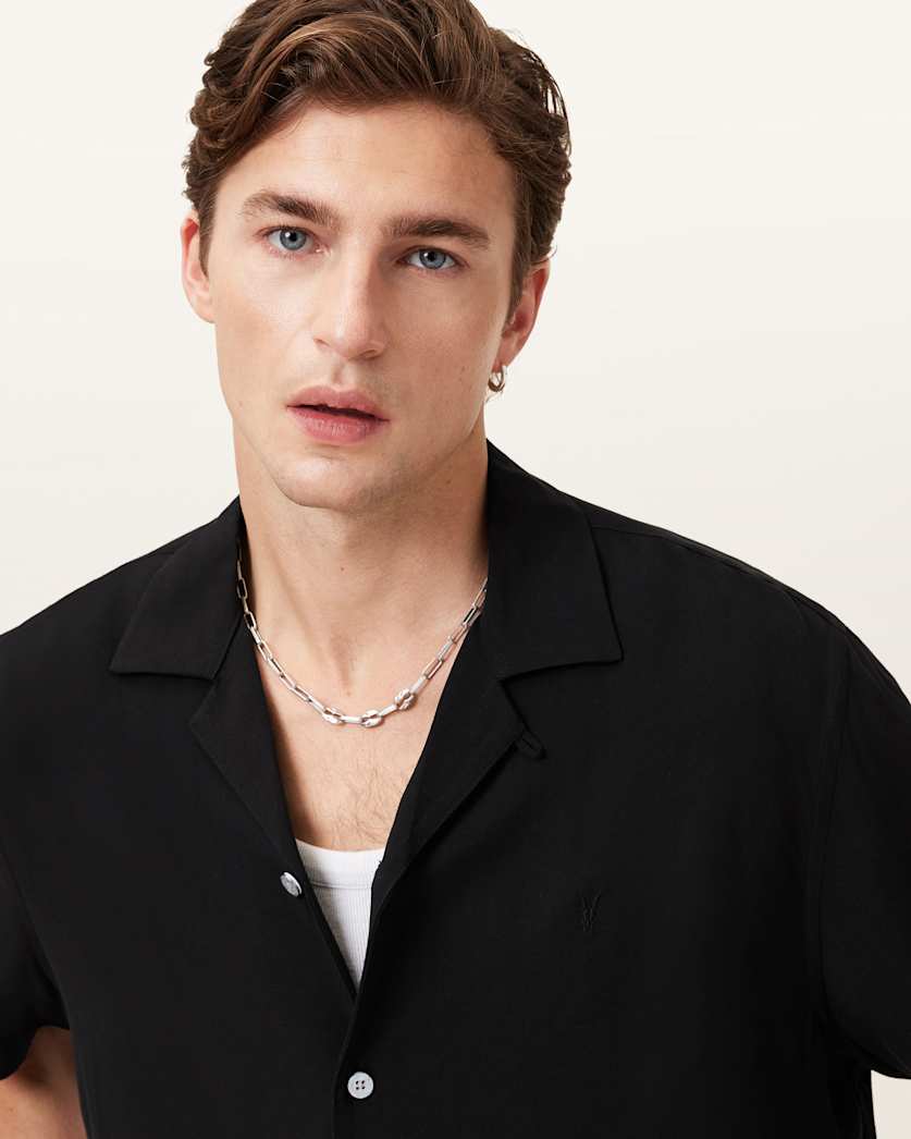 Venice Revere Collar Ramskull Shirt
