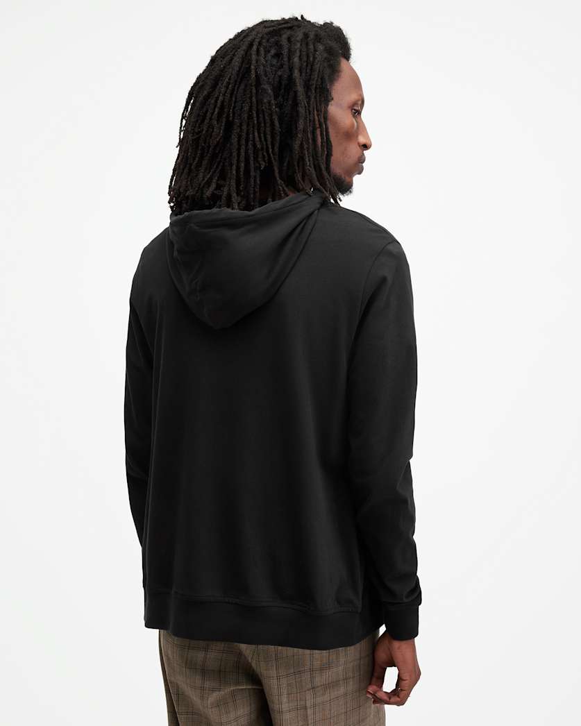 Brace Pullover Brushed Cotton Hoodie