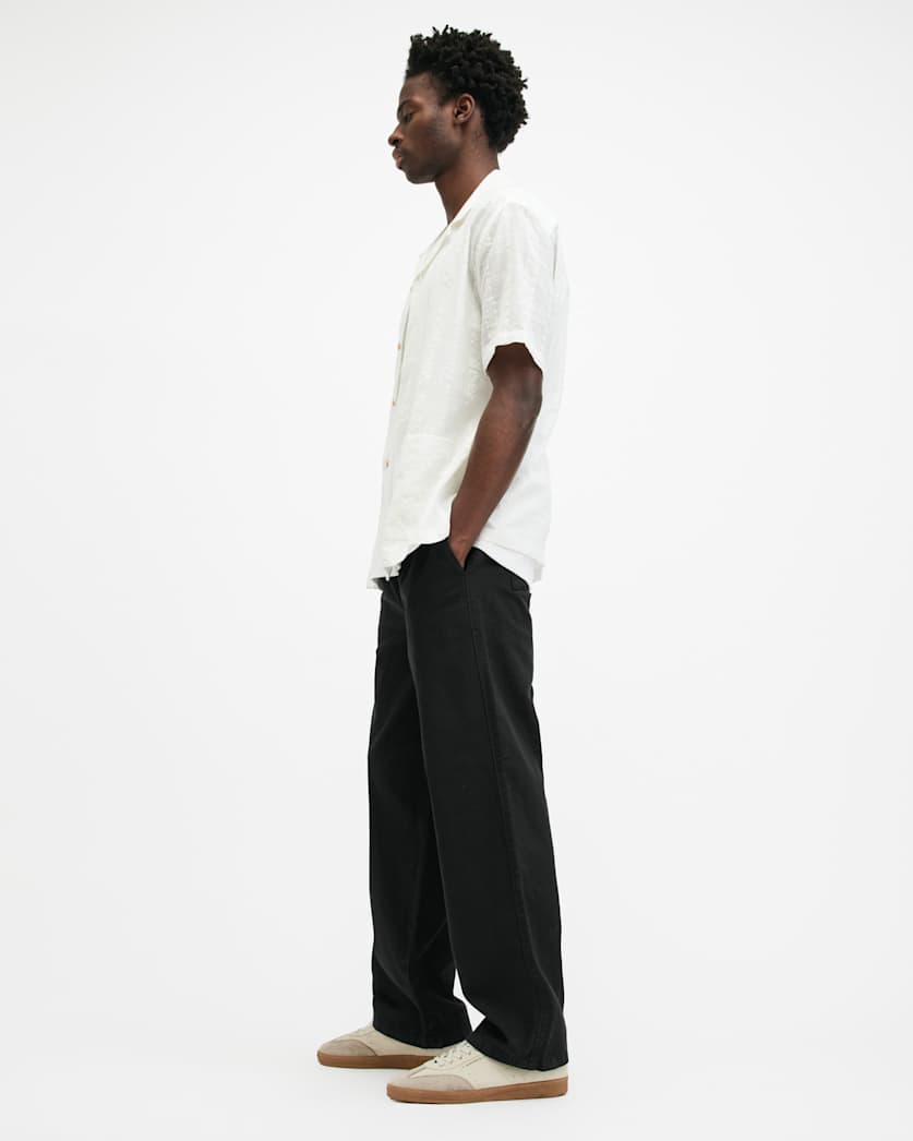 Hanbury Linen Blend Relaxed Fit Trousers