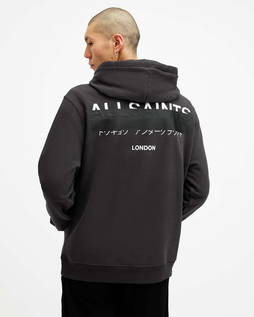 Redact Embroidered Logo Relaxed Hoodie