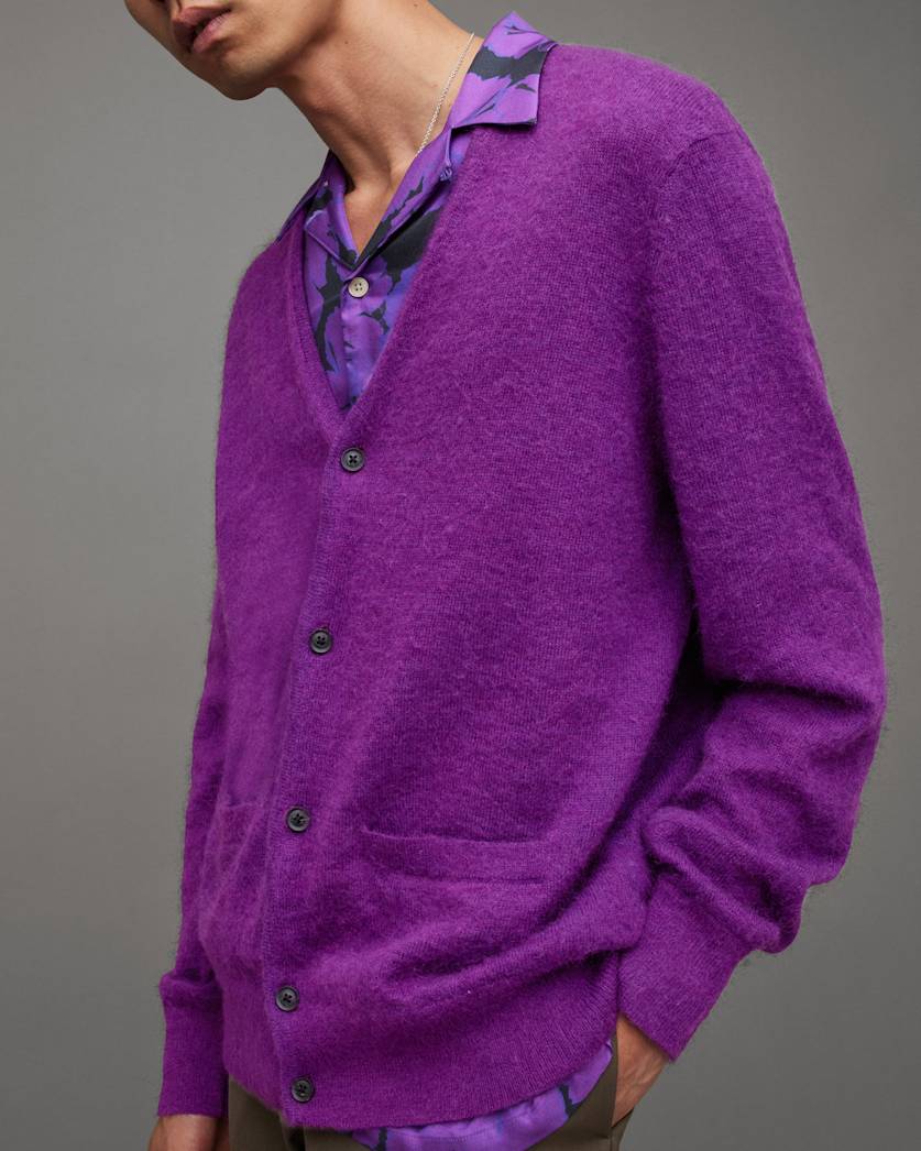 Kennedy V-Neck Brushed Cardigan