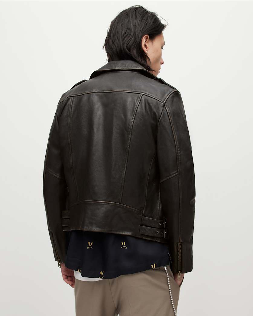 Luca Leather Biker Jacket