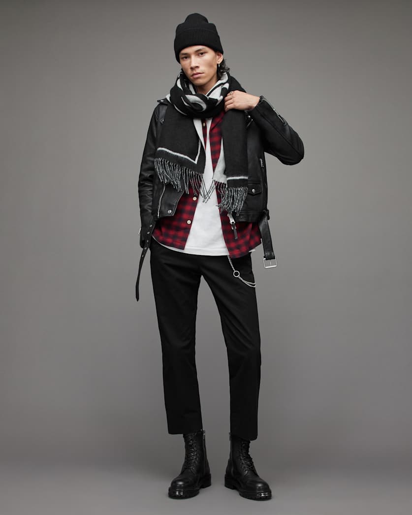 Dren Leather Biker Jacket