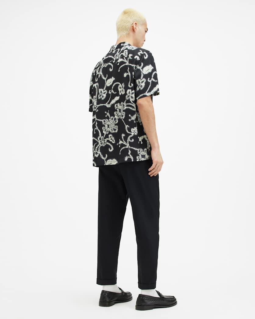 Tallis Slim Fit Cropped Trousers
