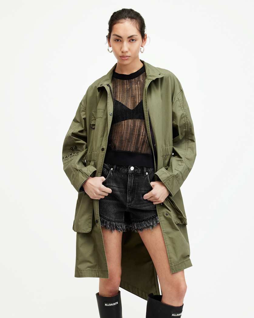 Milla Relaxed Fit Printed Parka Jacket