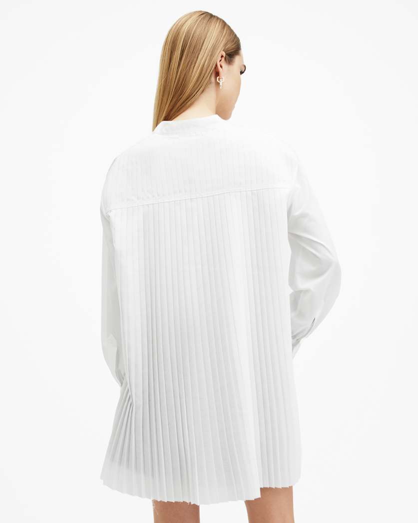 Percy Pleated Relaxed Fit Shirt