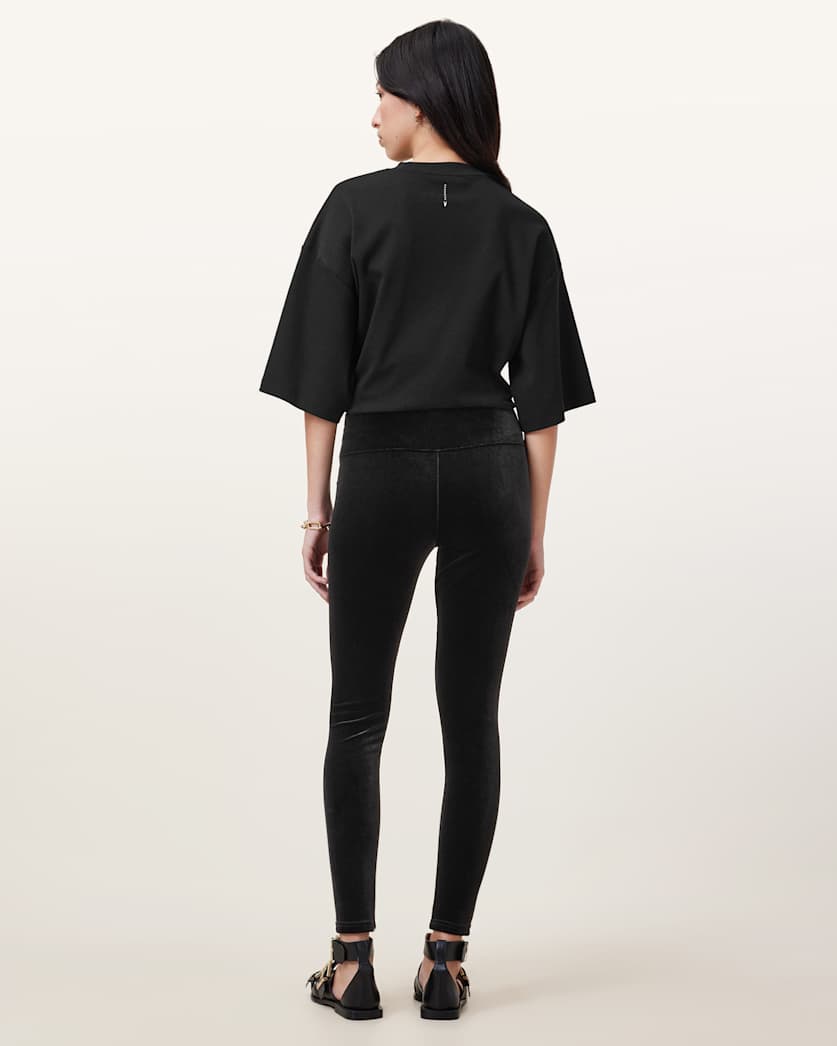 Cora Velvet Skinny Leggings