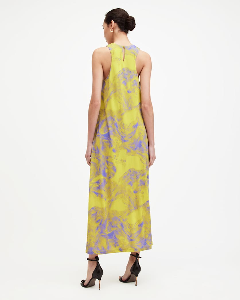 Kura Inspiral Printed Maxi Dress