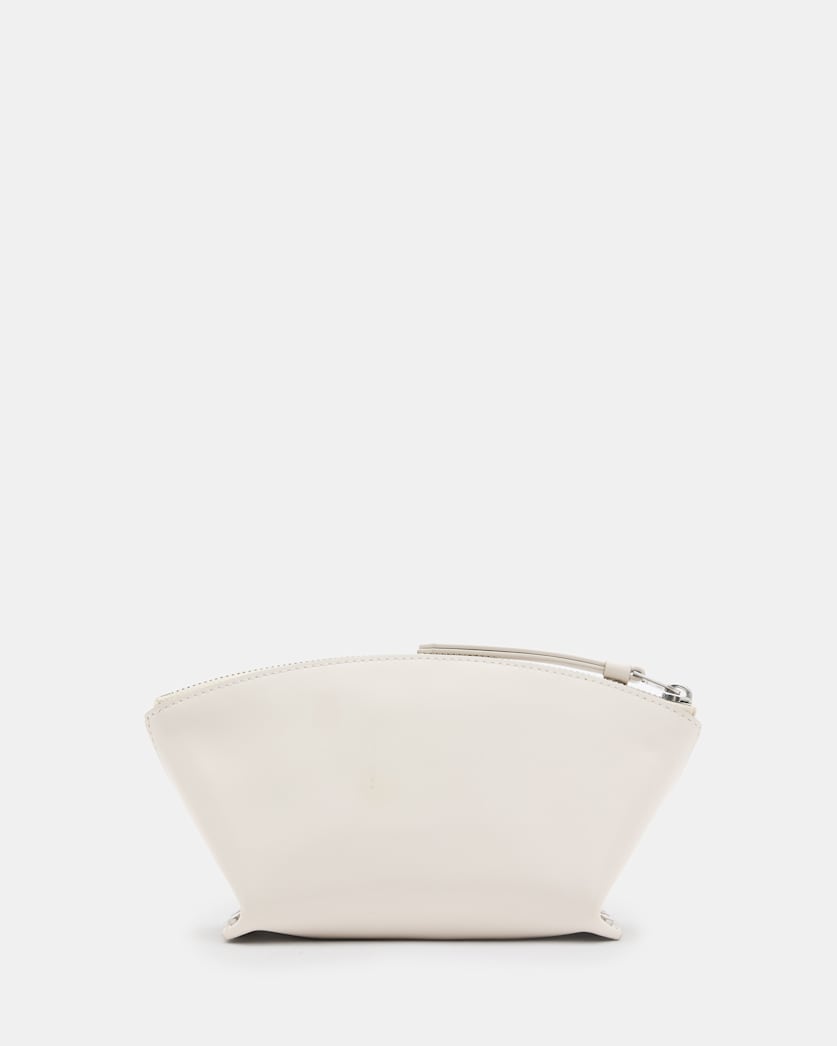 Anais Zipped Leather Pouch Bag