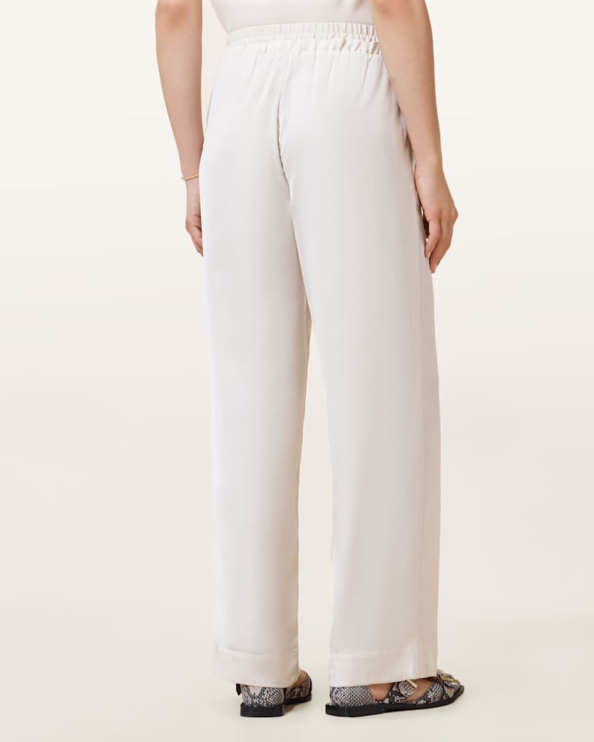 Alba Satin Wide Leg Trousers