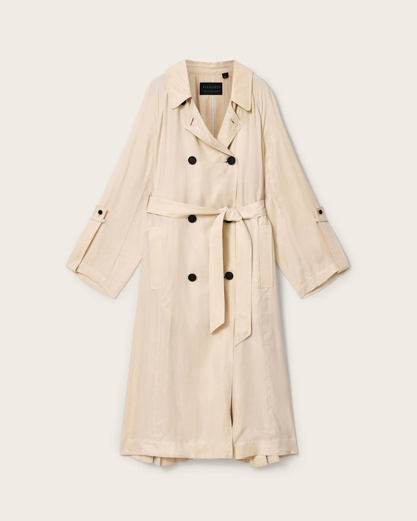 Lizie Double Breasted Trench Coat