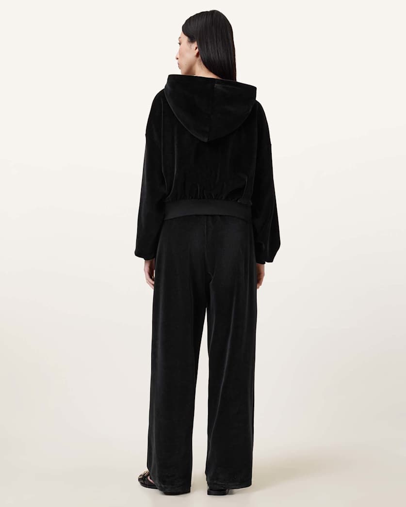 Vin Wide Leg Velvet Sweatpants