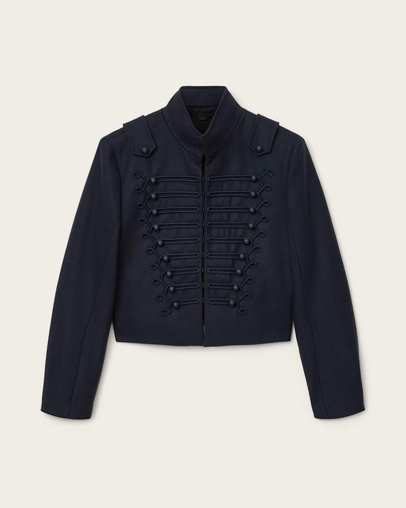 Rummy Cropped Wool Blend Jacket