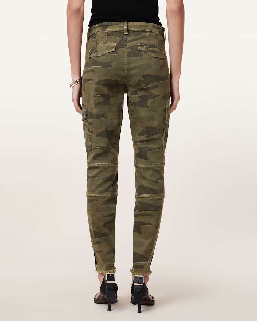 Duran Skinny Camouflage Cargo Jeans