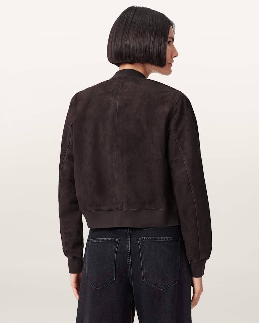 Orten Suede Bomber Jacket