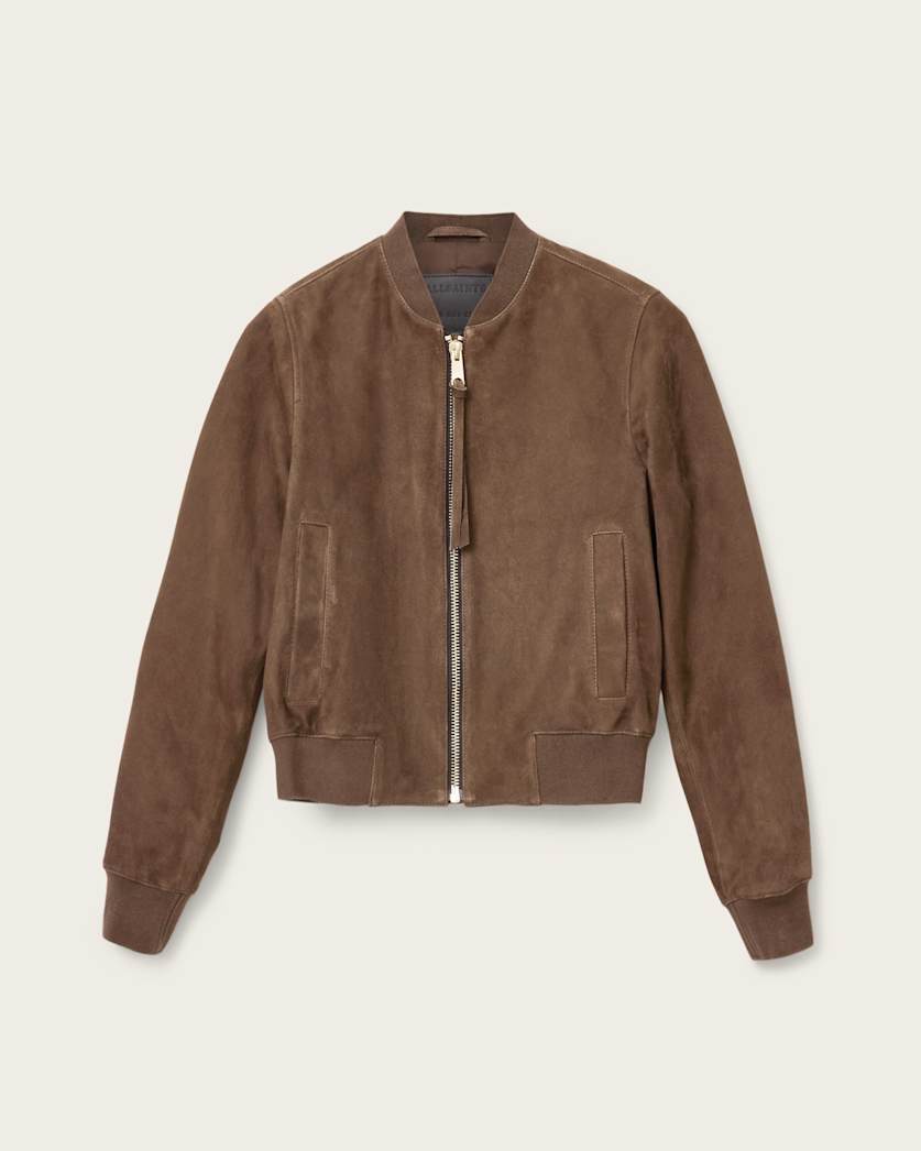 Orten Suede Bomber Jacket