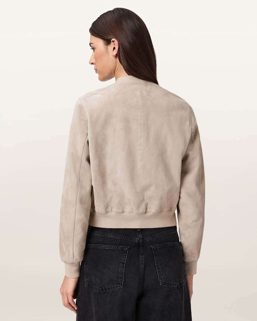 Orten Suede Bomber Jacket