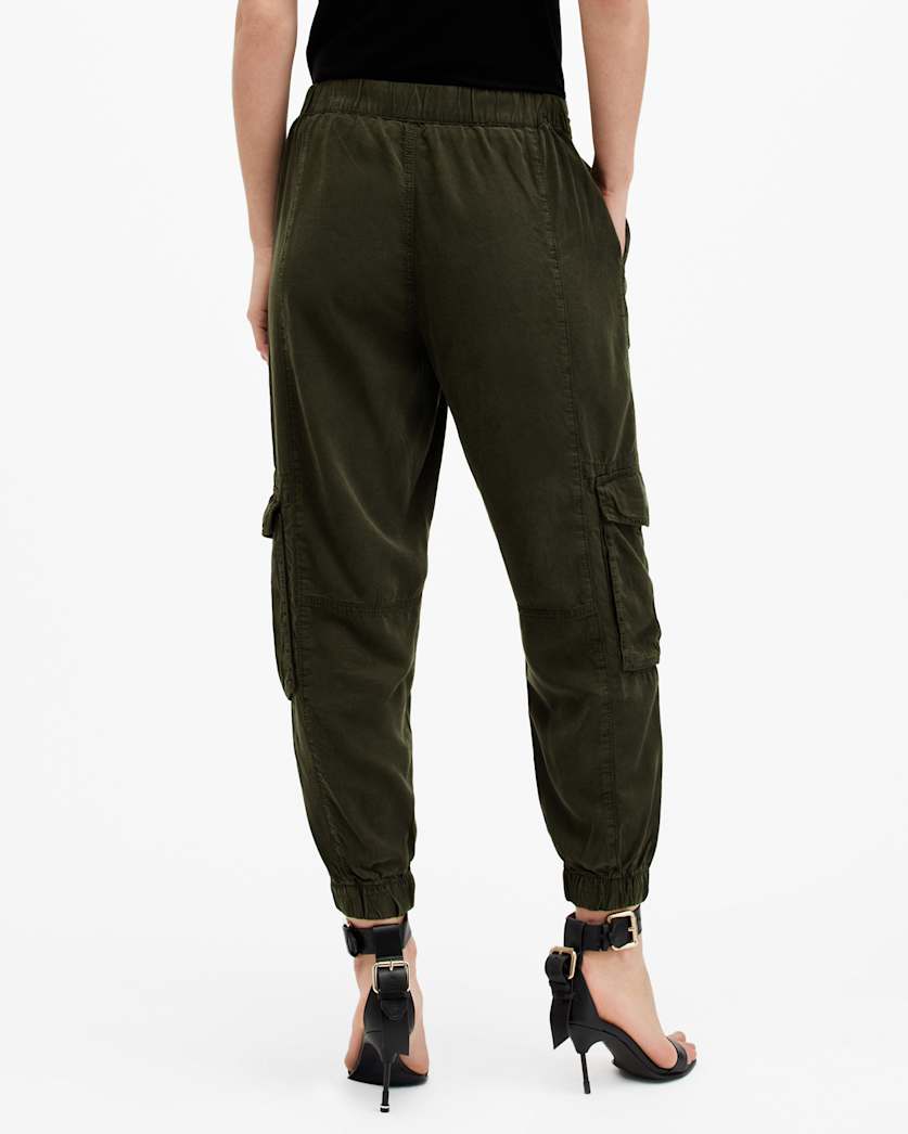 Freda Lightweight Denim Cargo Trousers