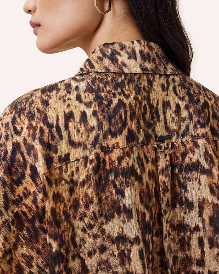 Charli Leopard Print Shirt