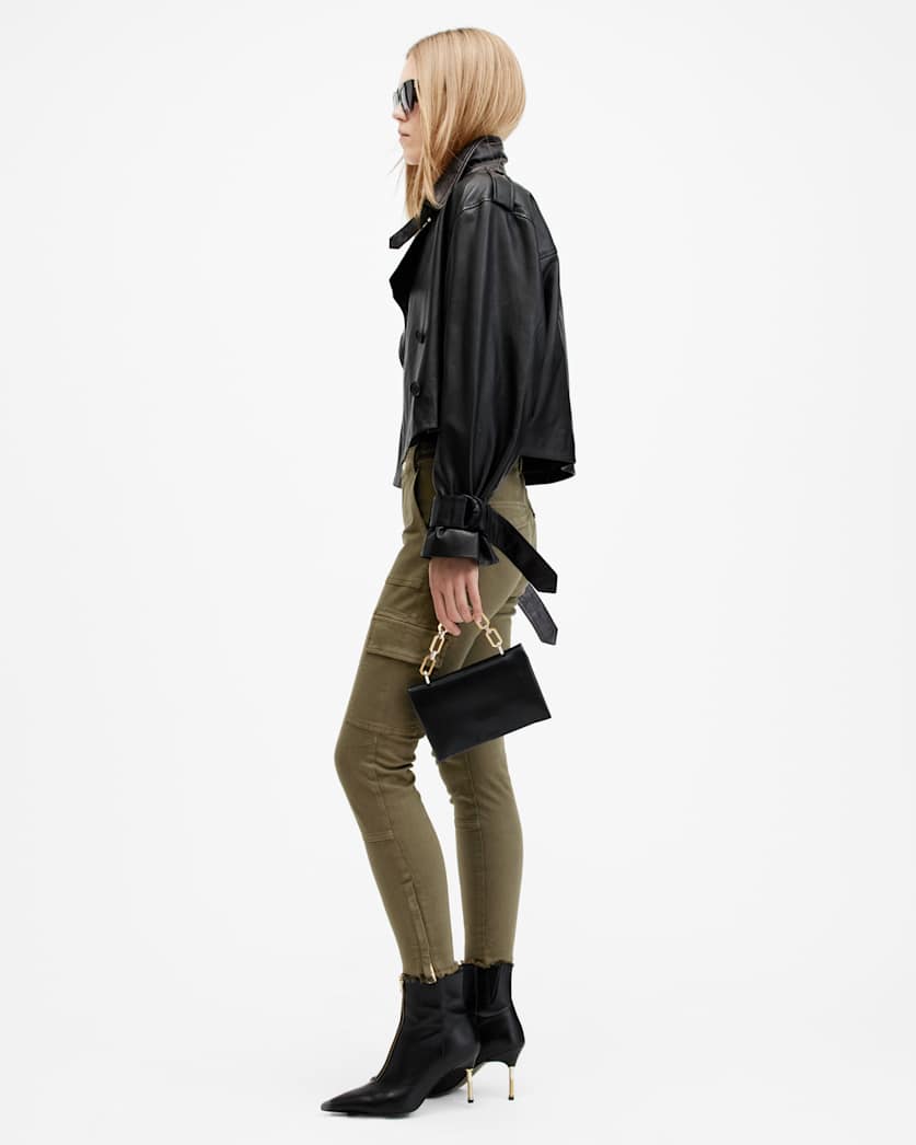 Duran Skinny Denim Cargo Jeans