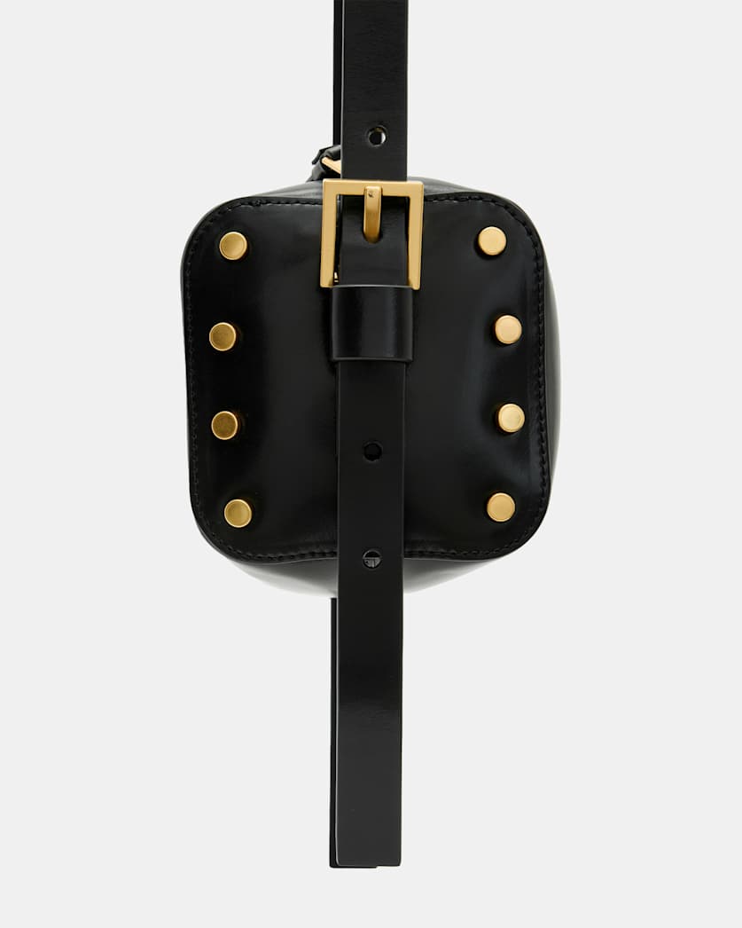 Miro Barrell Leather Crossbody Bag