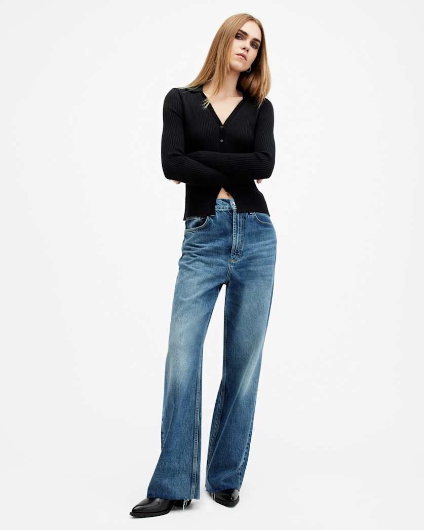 Blake Wide Leg Denim Jeans