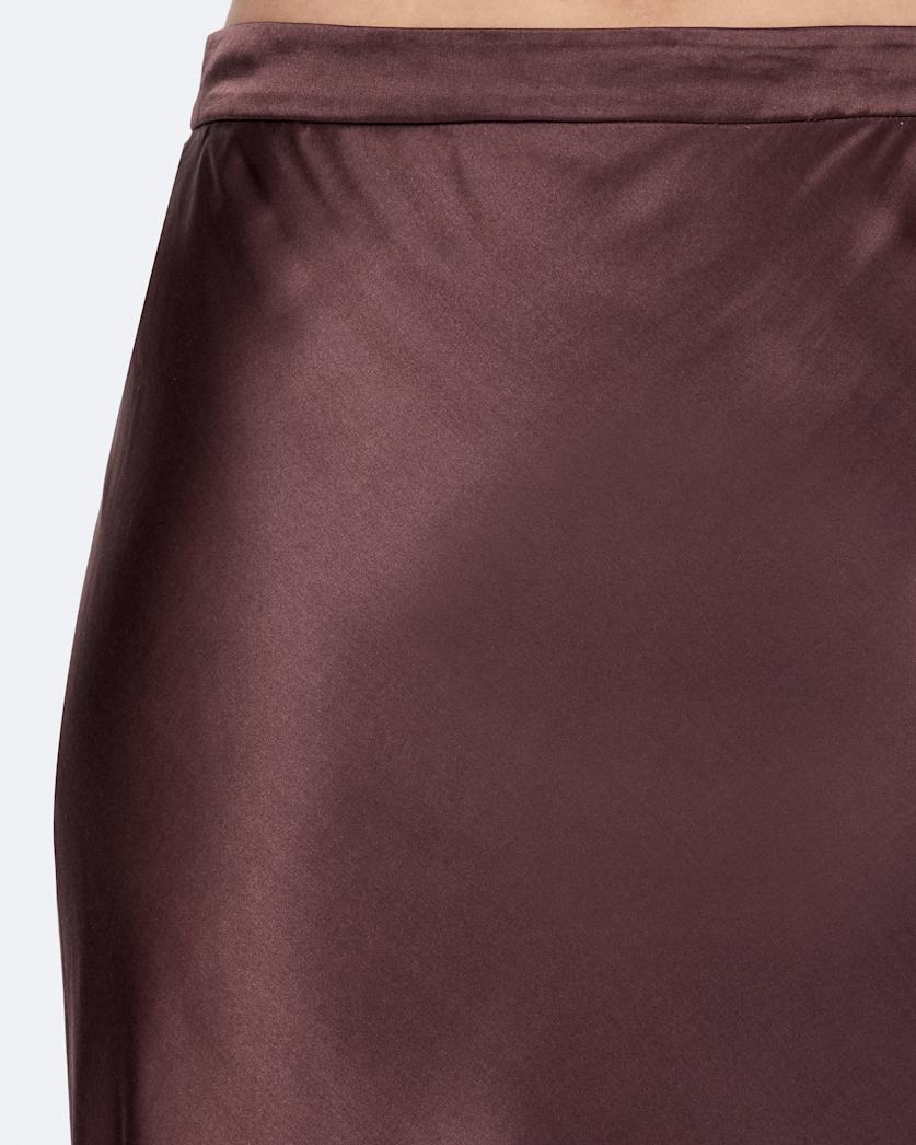 Silk-viscose skirt