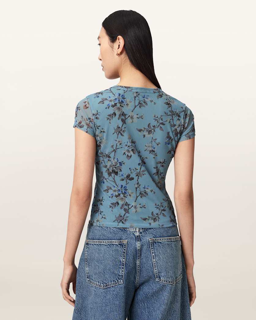 Ellie Slim Fit Mesh T-Shirt