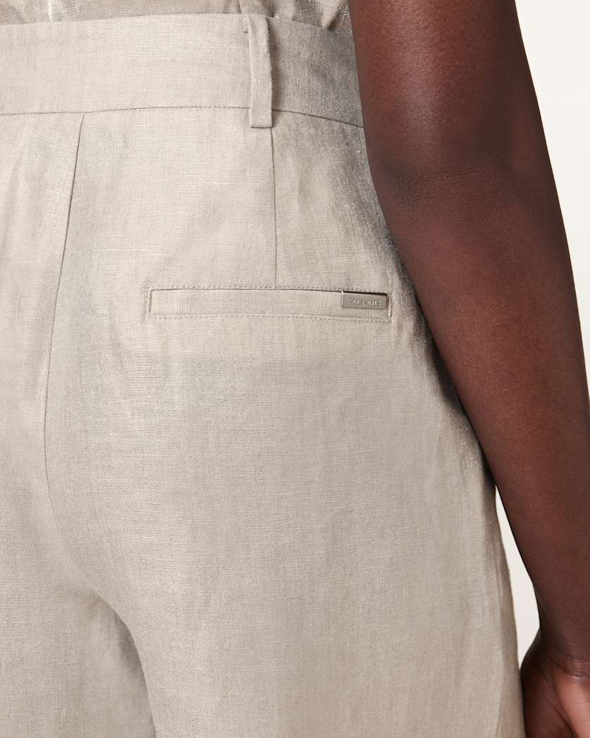Averie Relaxed Fit Linen Shorts