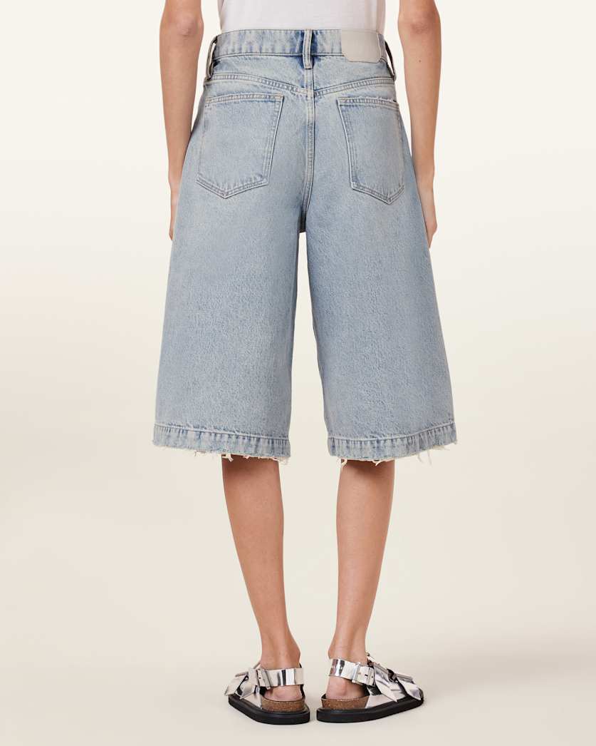 Louie Wide Leg Denim Jorts