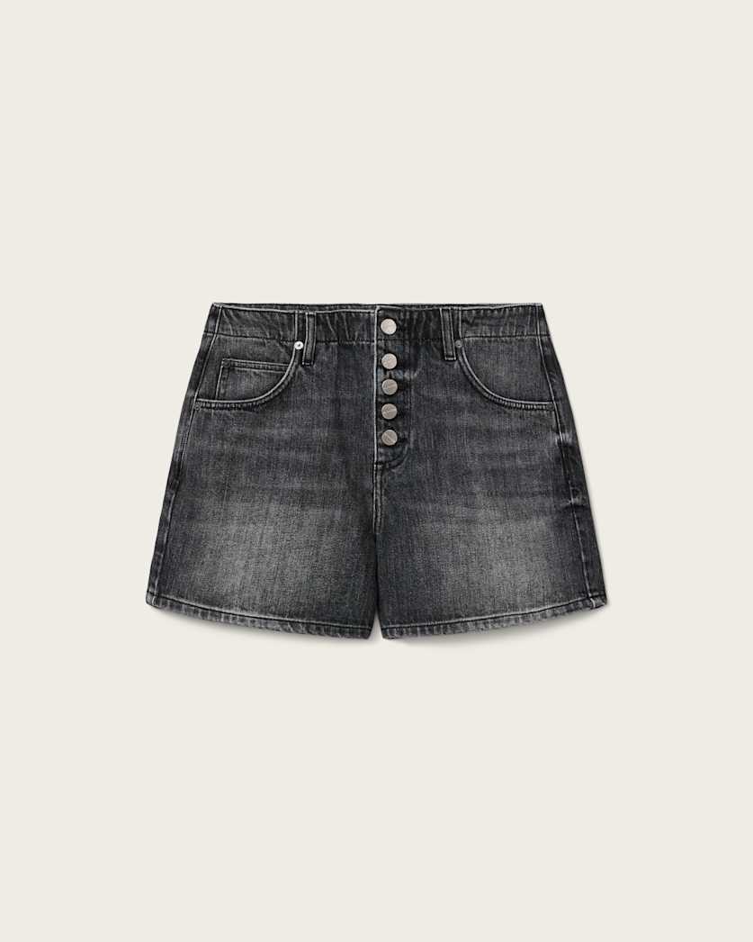 Tay Mid Rise Denim Shorts