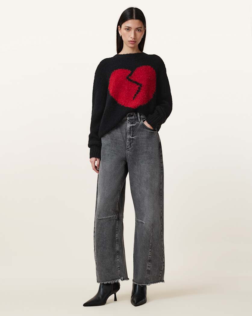 Luv Heart Intarsia Jumper