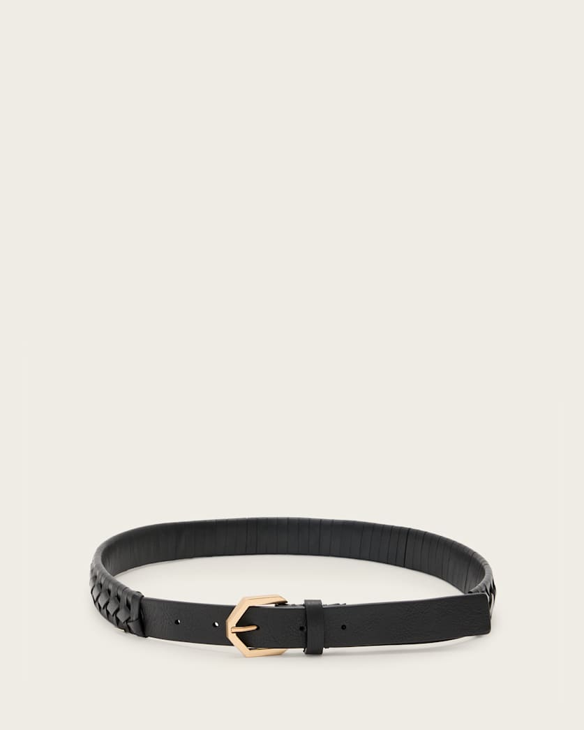 Storm Woven Leather Belt