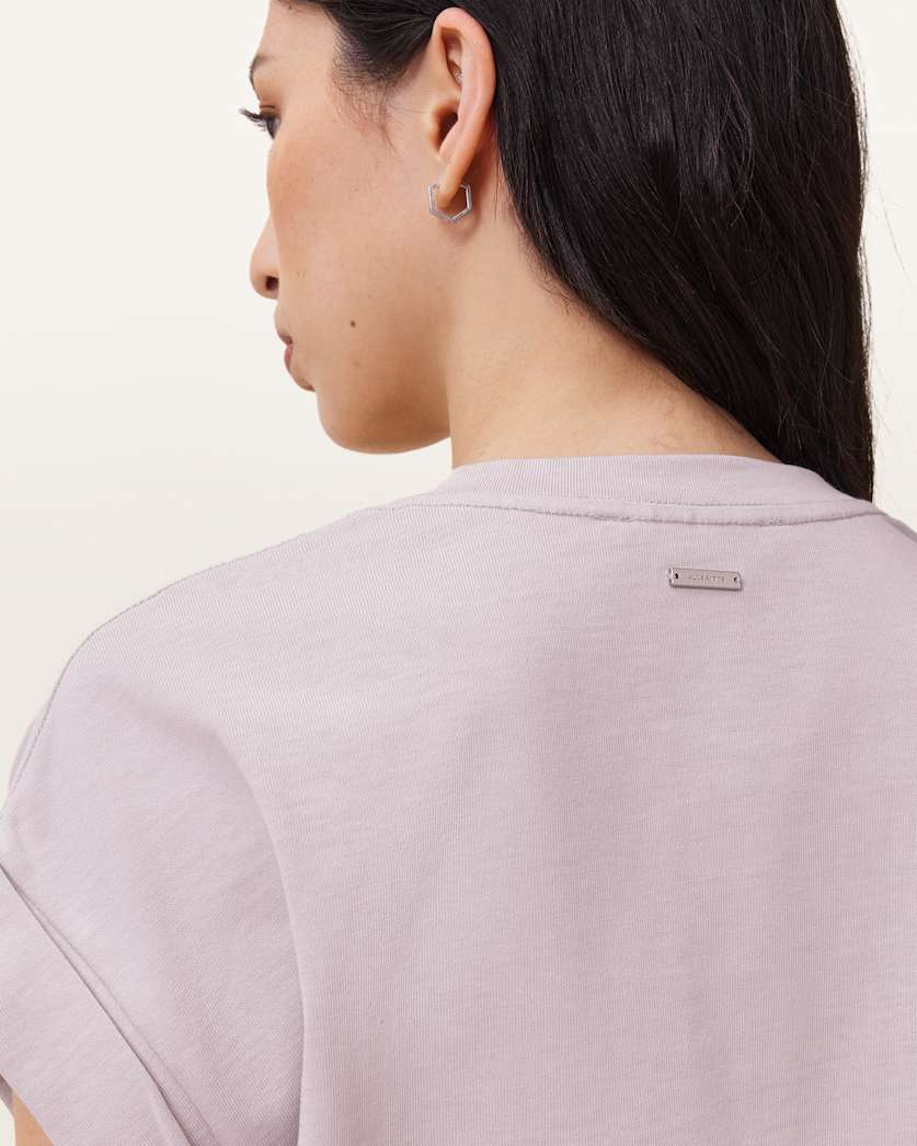 Mira Cropped Drawcord T-Shirt